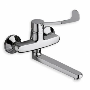 CRIKW455 Смеситель для кухни настенный однорычажный, с передним рычагом Cristina Rubinetterie