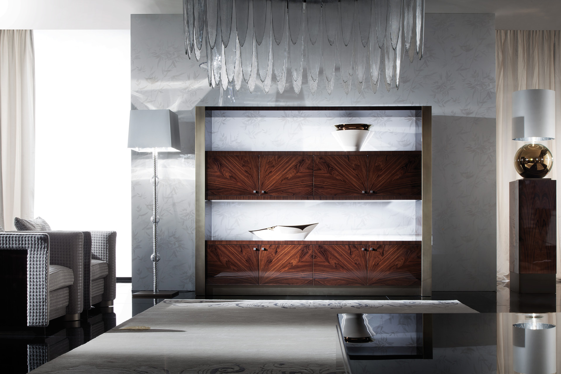 1084 Coliseum книжный шкаф - giorgio collection  - Вид №3