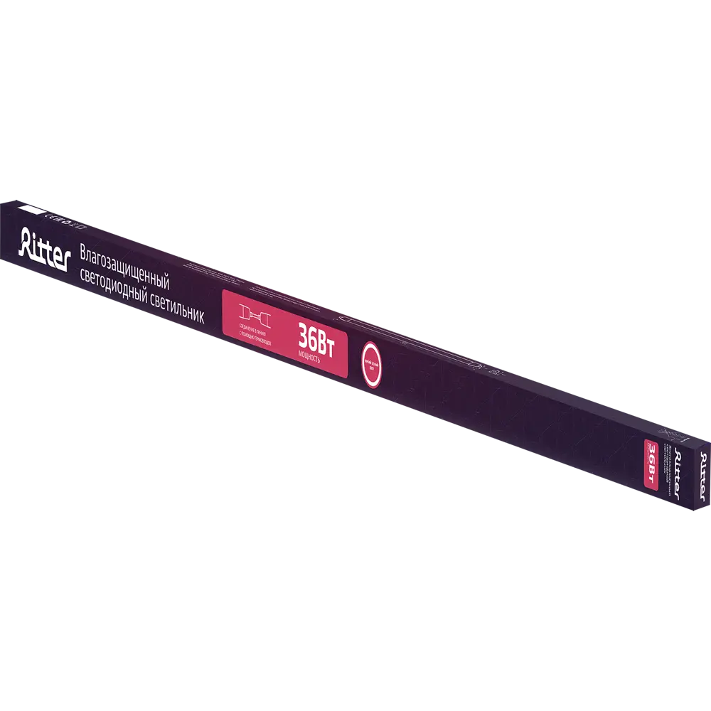Светильник линейный светодиодный Ritter DSP01-36-4K 1150 мм 36 Вт, нейтральный белый свет, цвет белый 82890176 STLM-2003789  - Вид №4
