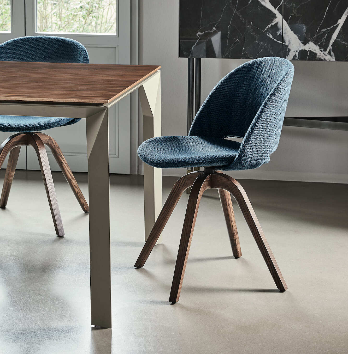 Алюминиевый и Сверхкерамический обеденный стол Bontempi Casa MIRAGE ARCH-00061277 - Вид №4