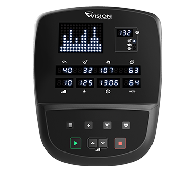 Велотренажер vision u60 (u60-03) matte black Vision sun-id-2068613 - Вид №1