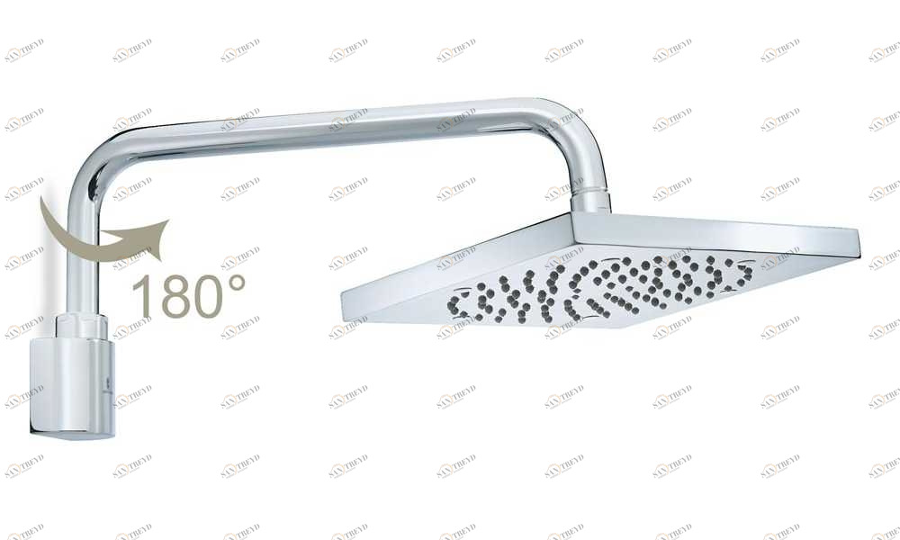 H55720 Потолочный & настенный душ Cube 210 x 210 mm BOSSINI 