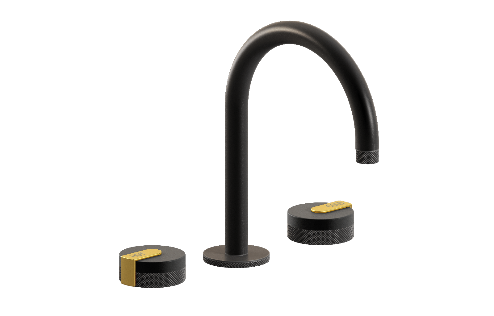 E-11512-R1MBK-L1BAU-GM Смеситель для умывальника на 3 отвертия GRAFF MOD+