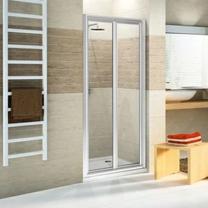 Novellini. Двери в нишу 102 см S с серебристым профилем STAR