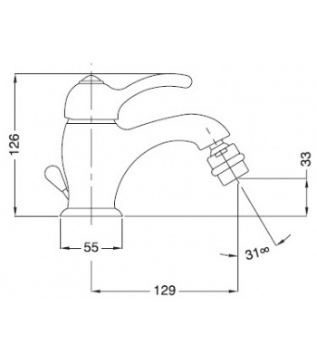 Смеситель MIGLIORE Lem Swarovski ML.LEM-1923.СR для биде - хром ML.LEM-1923.CR - Вид №1
