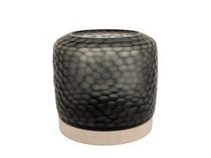 Стеклянный подсвечник