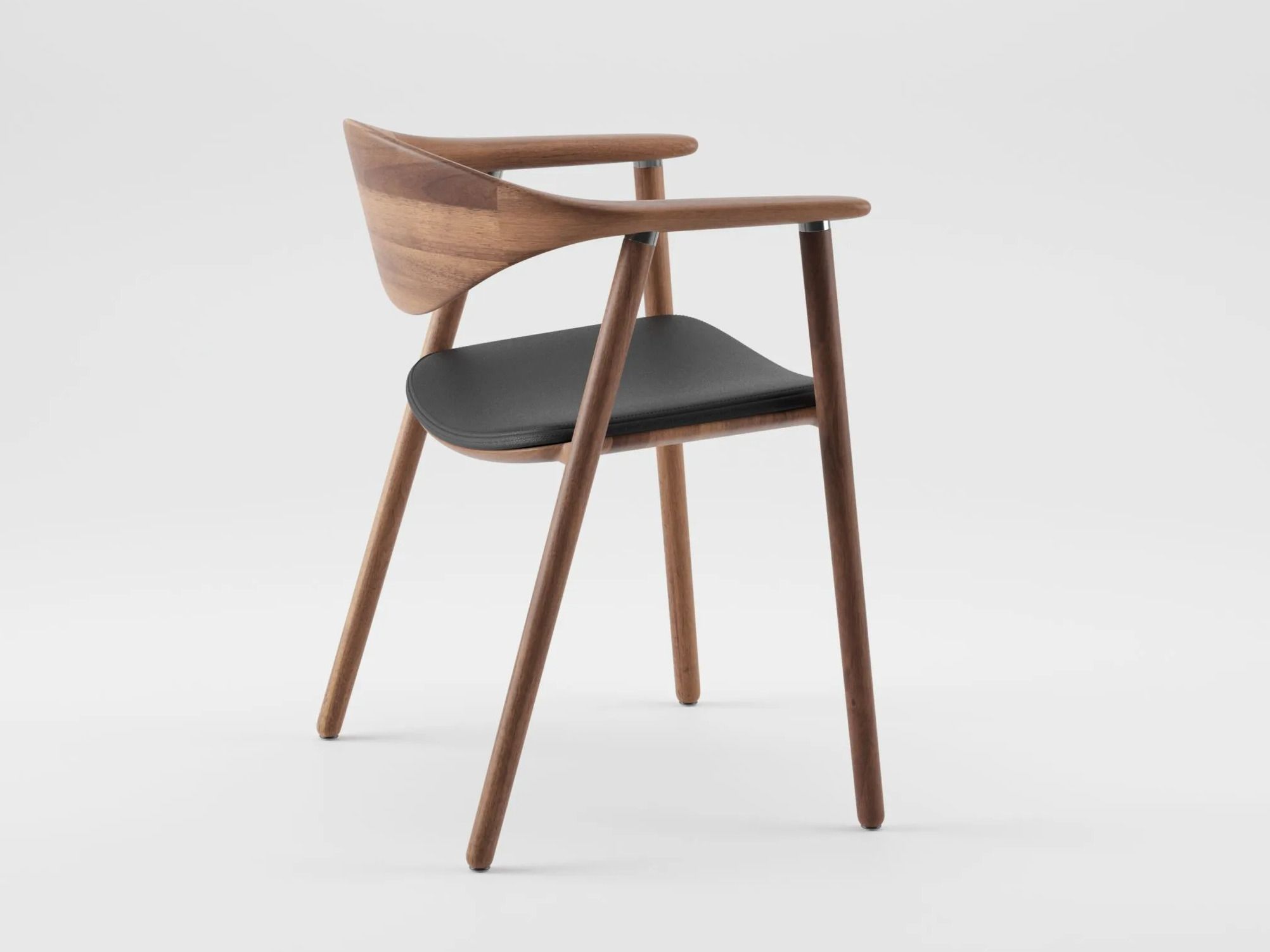 Деревянный стул с подлокотниками Artisan Нару ARCH-00060697 - Вид №9