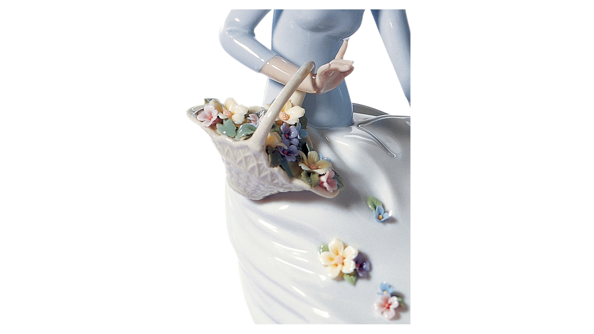 10669127 LLADRO Фигурка Lladro "Лепестки на ветру" 20x28см Фарфор Lladró  - Вид №1