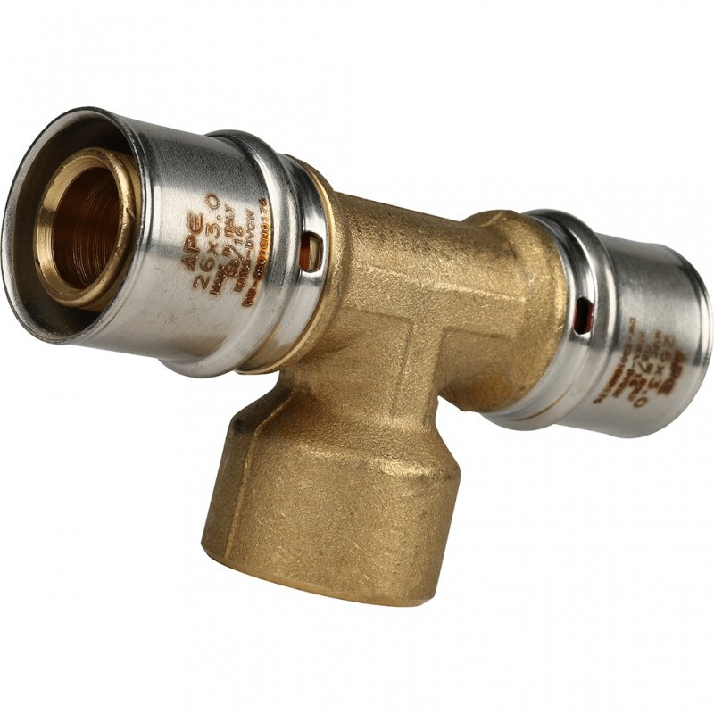 Тройник переходной STOUT ВР 26х3/4"х26 под пресс SFP0007003426 - Вид №1