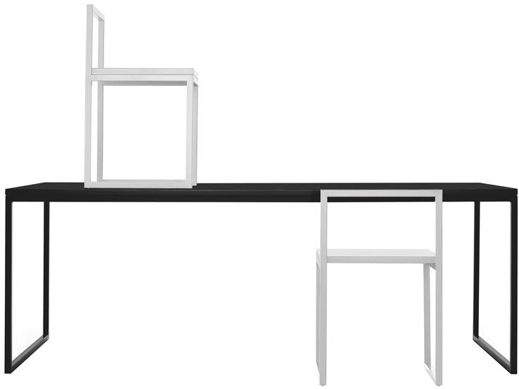 Cappellini Стол с металлической трубкой Fronzoni ’64 sun-id-1416200 - Вид №1