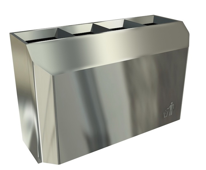 MF-7413 Контейнер для селективного сбора мусора Public Steel 