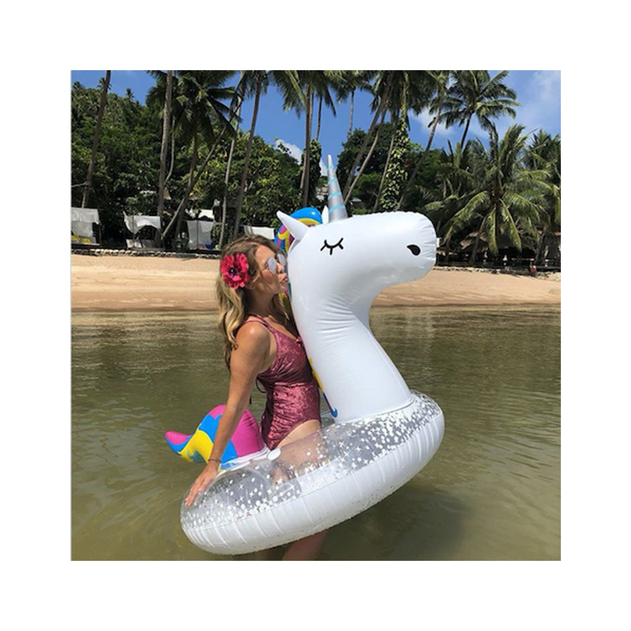 BMPF-0065 Круг надувной , unicorn glitter BigMouth  - Вид №3