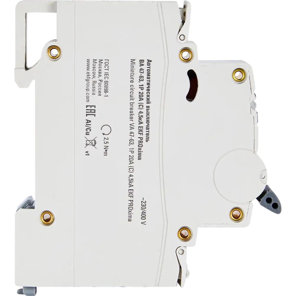 Дифференциальный автомат EKF АД-32 3P N C32 А 30 мА 4.5 кА АС 82421574 STLM-2093807  - Вид №3