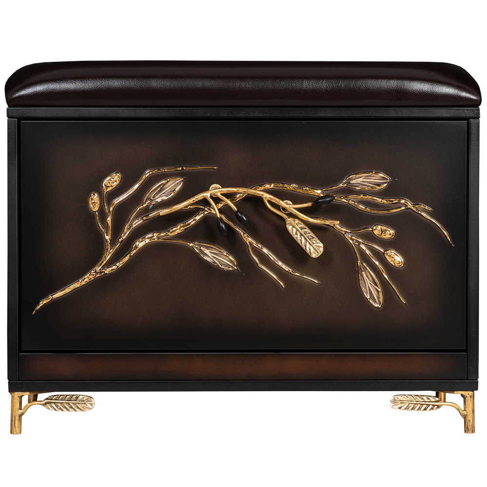 11628 Банкетка Oliva Branch Каштан Амбер BOGACHO 4627196597495 - Вид №5