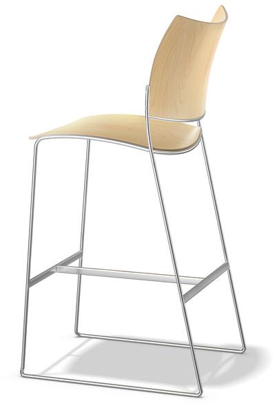 Casala Деревянный стул Curvy barstool 3288-07 - Вид №2