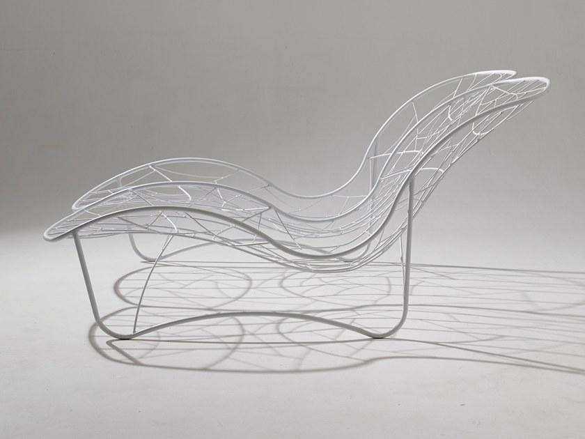 Studio Stirling Двойной садовый диван из стали с порошковым покрытием Recliner sun-id-1405992 - Вид №2