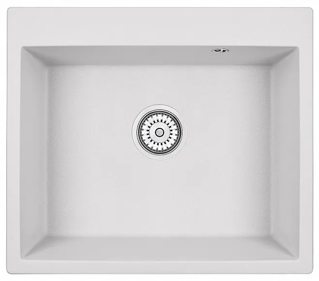 6001, АРКТИК (БЕЛЫЙ), кухонная мойка, кварц GRANULA 6001-ST141 - Вид №1