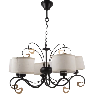 Люстра Escada, 5xE27x60 Вт, 15 м², цвет чёрный 82055451 STLM-2197273