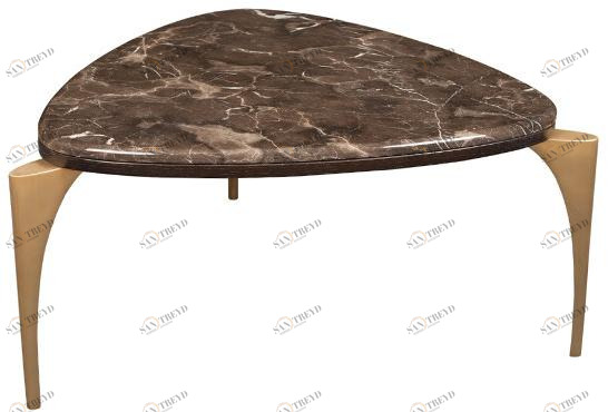 Hamilton Conte Paris Треугольный мраморный журнальный столик Manolo sun-id-1379898