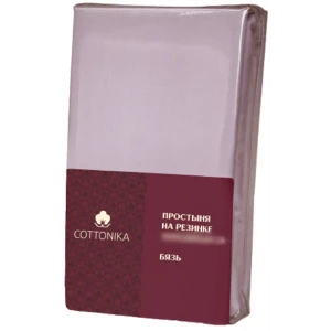 Простыня Cottonika Гамма А 160x200x20 см бязь на резинке черничный