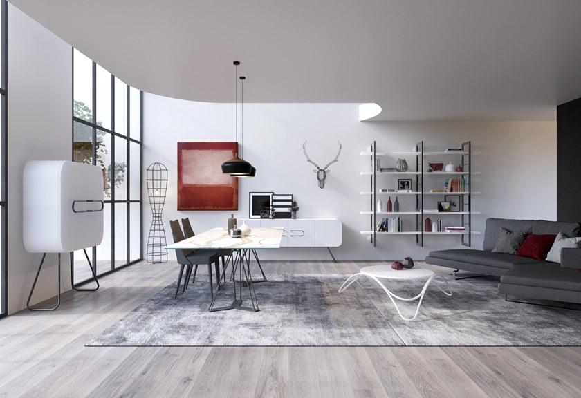 Barel Буфет из лакированной древесины с распашными дверцами sun-id-1420163 - Вид №2