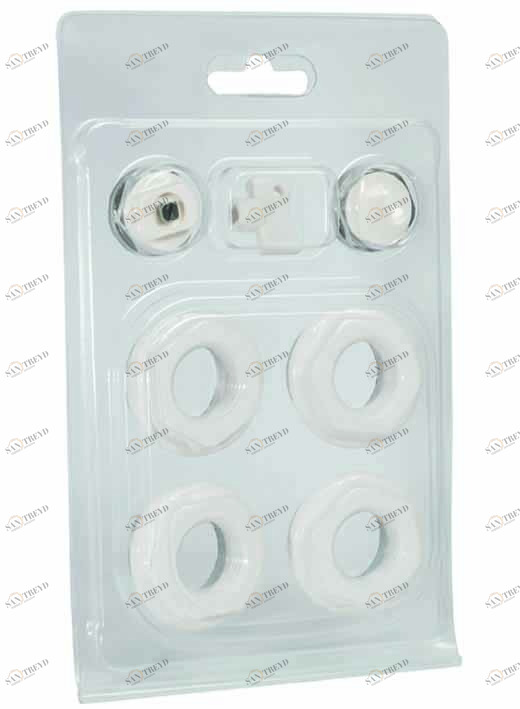 Carlo Poletti A53908ETP Комплект блистеров для алюминиевых радиаторов с кронштейнами, фланцем Ø42 