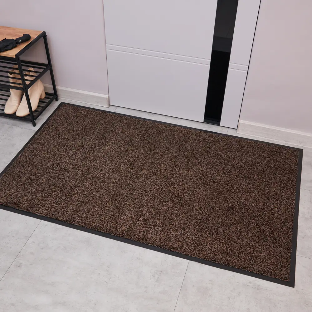 Коврик Inspire Gabriel 90x150 см полипропилен на ПВХ цвет коричневый STLM-2161929 - Вид №5