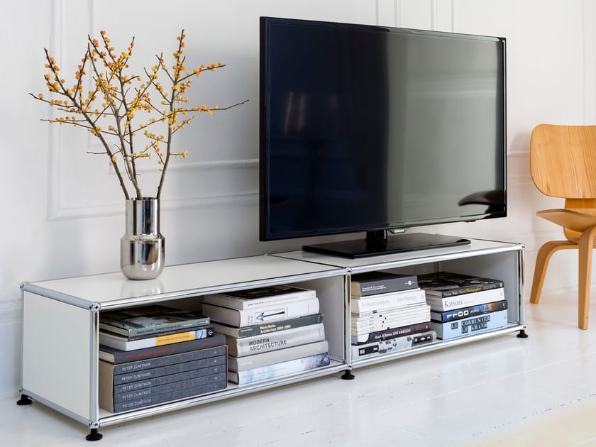 Шкаф с распашными дверцами с ящиками USM USM Haller System ARCH-00018281