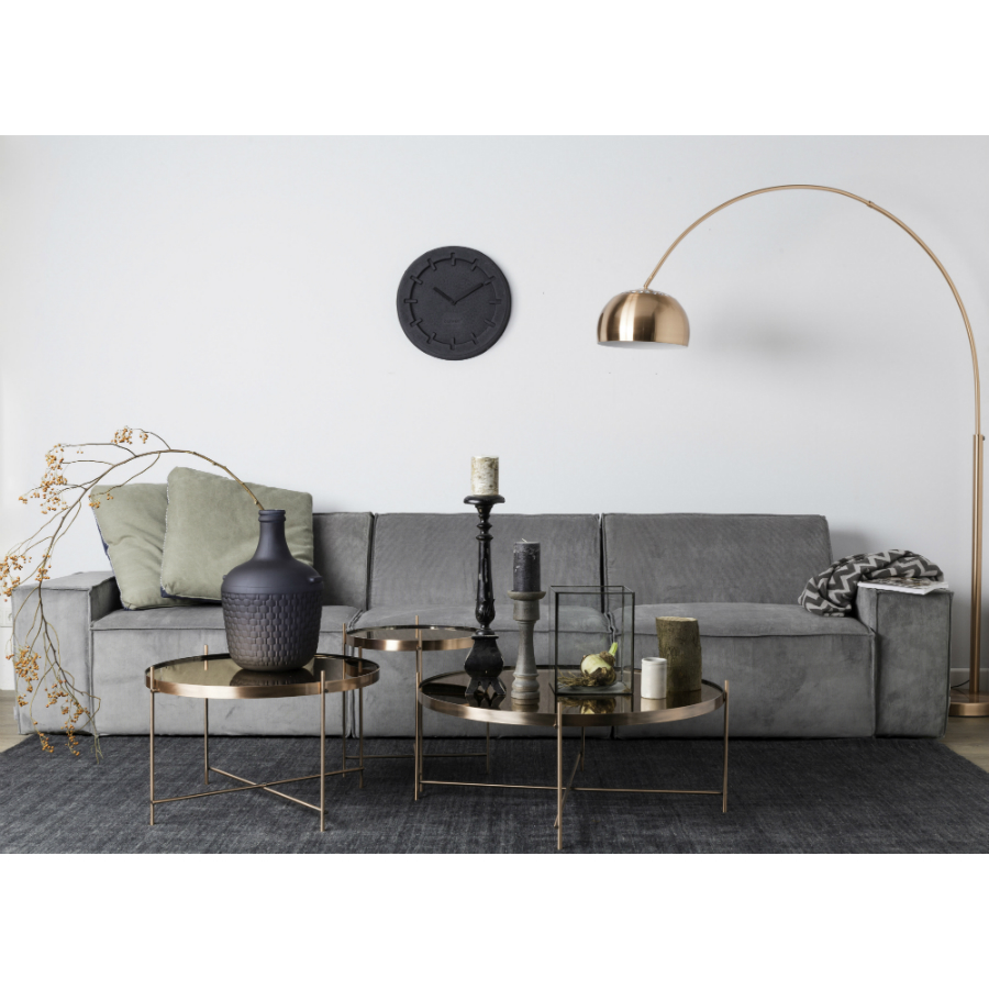 Пуф для дивана James, левосторонний, серый Zuiver 3200148 - Вид №1