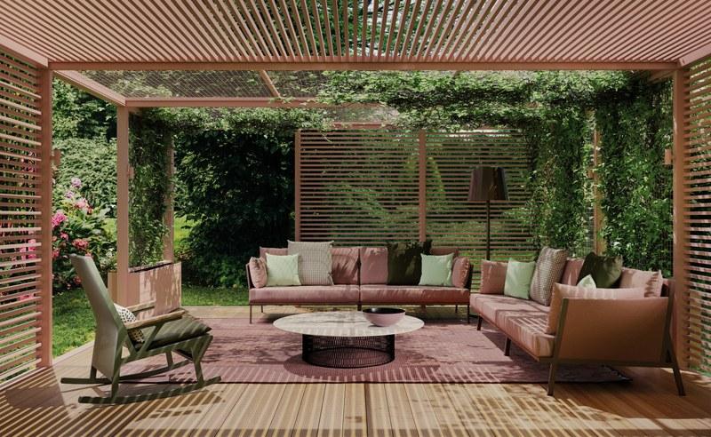 Kettal Модульный садовый диван Vieques #41520-../41515-.. - Вид №4