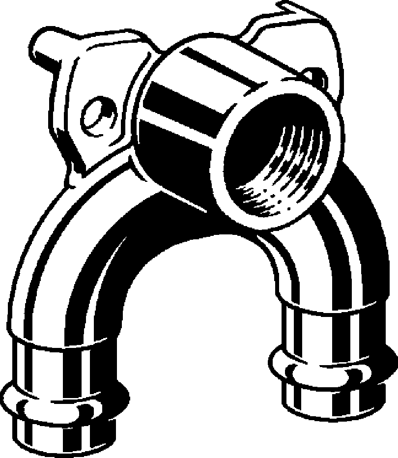 Viega Проходная водорозетка Sanpress 2228.7 (687908) 687 908 - Вид №1