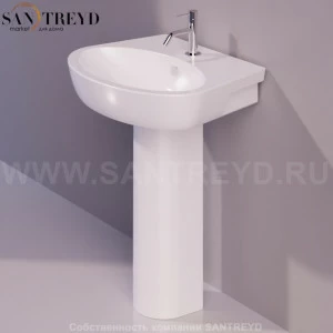 CN200BIANCO Пьедестал для раковины овальная Simas LFT Spazio