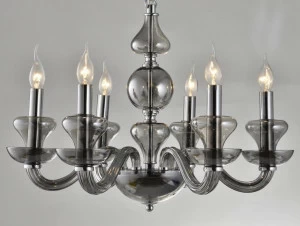 Люстра дизайнерская Maybe 1906/S fume NEWPORT ДИЗАЙНЕРСКИЕ 137492 Серый