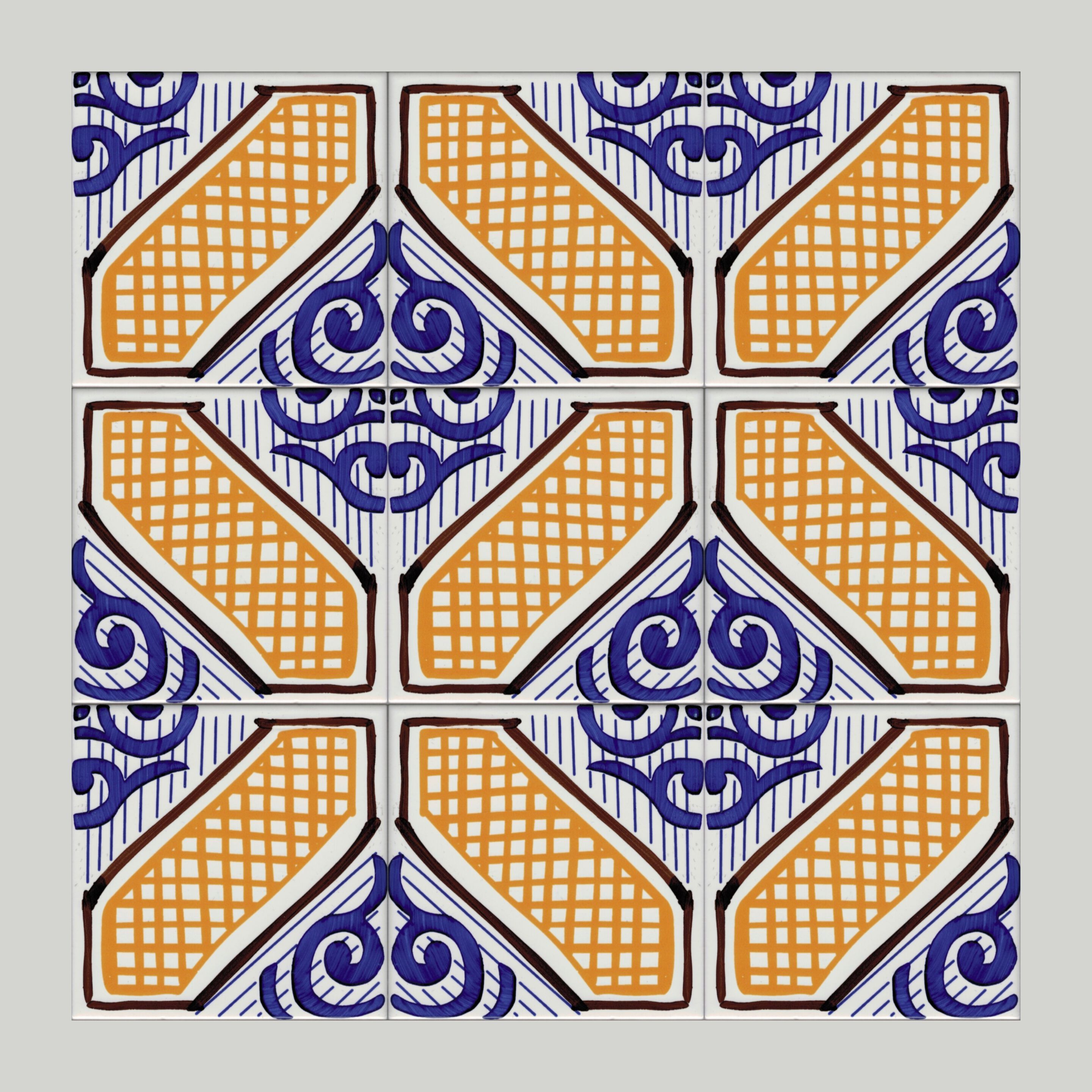 Пол / покрытие из глины ручной работы La Riggiola классический ARCH-00110038 - Вид №1