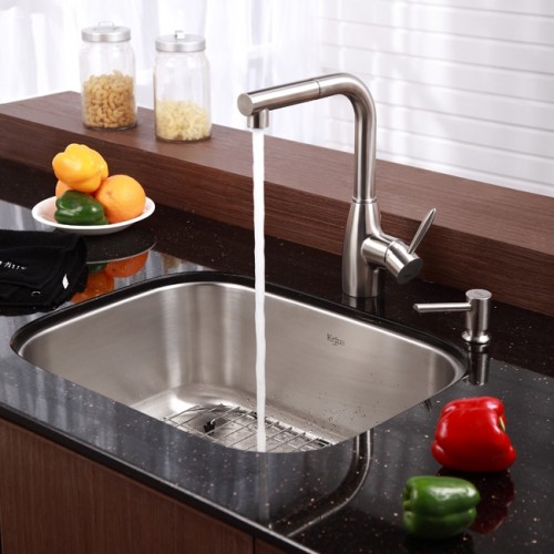 KBU12-KPF2140-SD20 Накладная раковина на столешницу  прямоугольная Krausru 