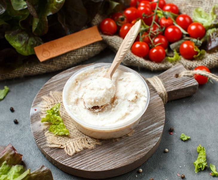 6517 Сало соленое с чесноком (протертое) Вкусляндия  - Вид №3