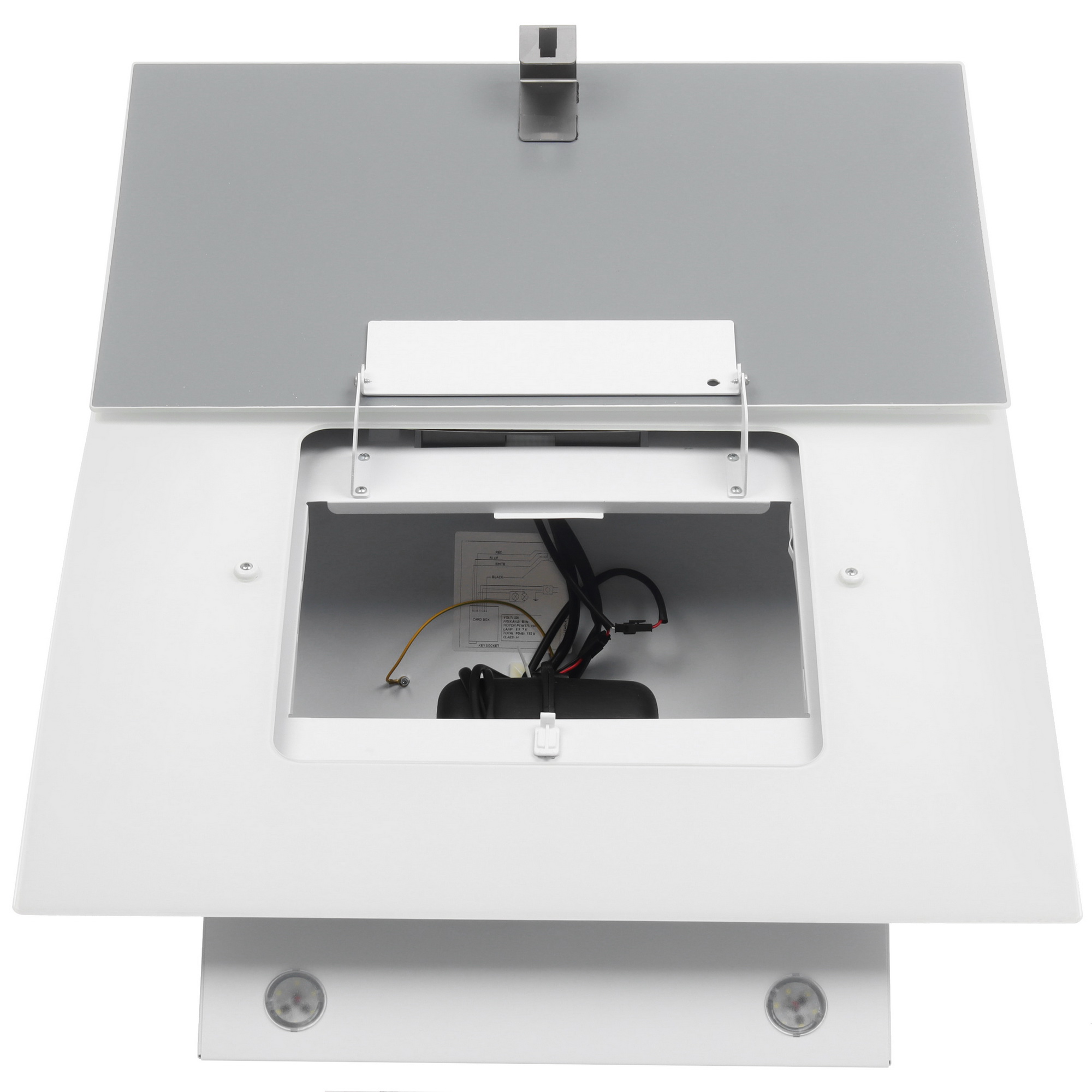 5462272 Вытяжка наклонная Rodmans HC 6012 WH белый/белый STDN-0132958 - Вид №8