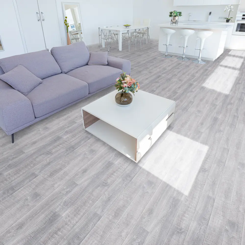 Santreyd Линолеум «Дуб Бэйлор» серый с текстурой дерева 83708270 STLM-0043650 - Вид №5