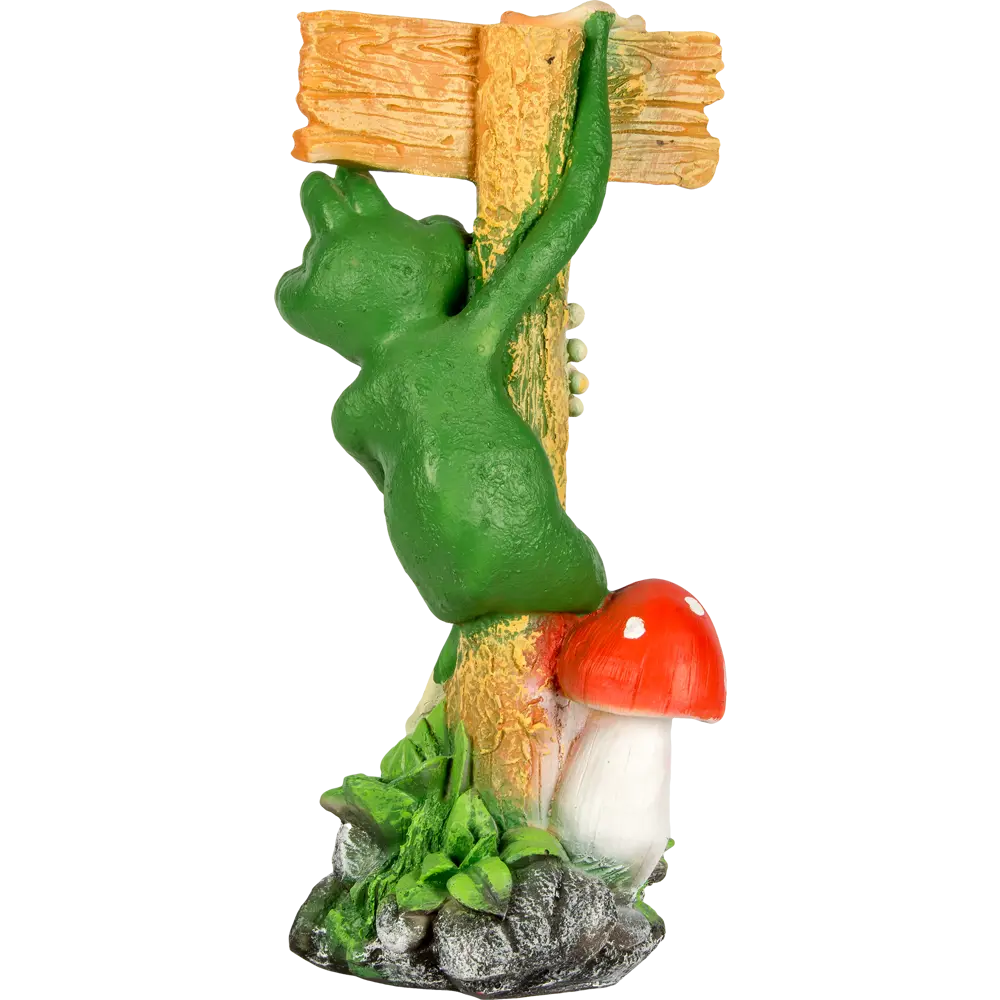 Santreyd Садовая фигура «Лягушка с приветственной табличкой» 50 см 82199703 STLM-0021820 - Вид №1