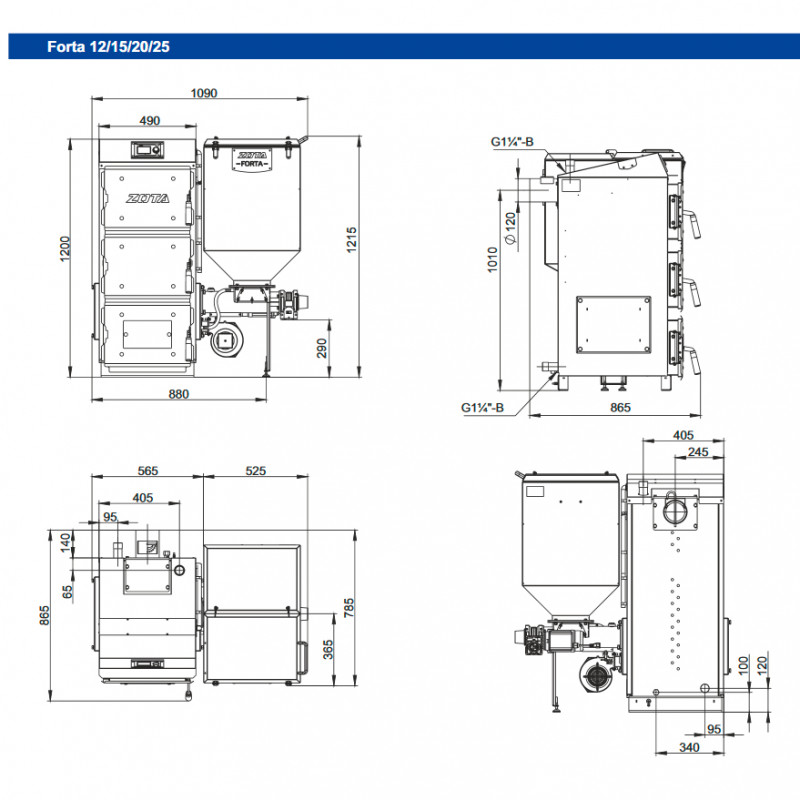 Электрический котел Zota Forta 15 SMART SE FORTA15 - Вид №6
