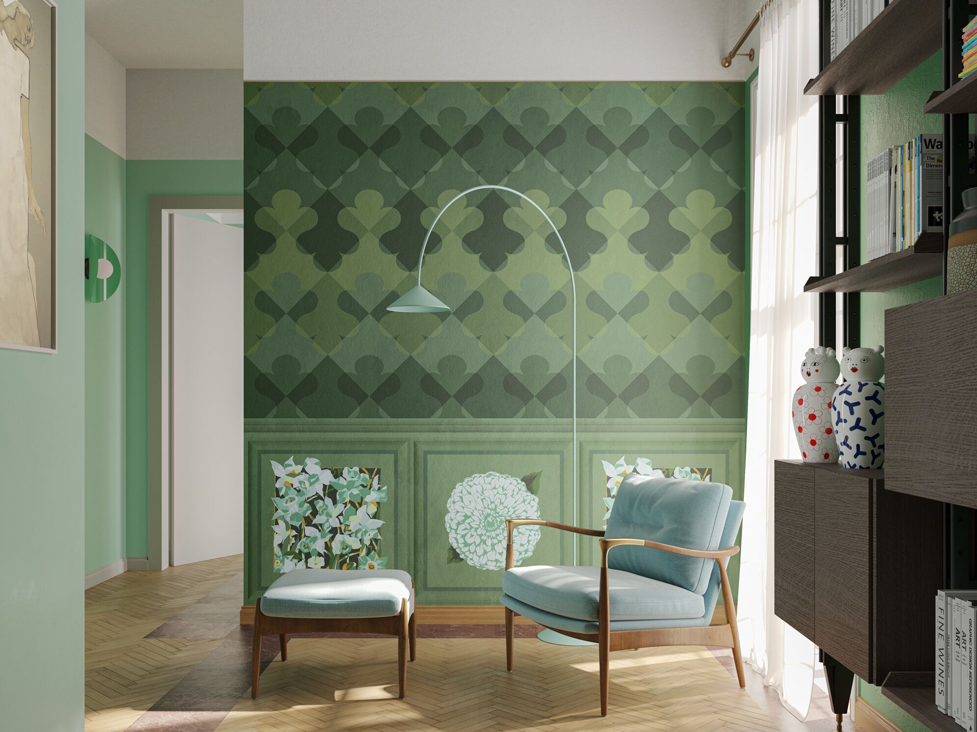 Обои с цифровой печатью Inkiostro Bianco Ken Scott Unconventional ARCH-00112013