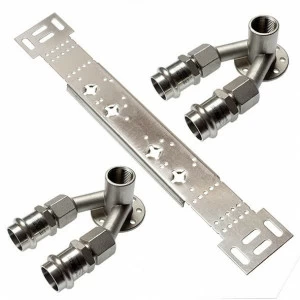 69981G181218 SANHA 9981G монтажный набор, двойная водорозетка ВР 18x1/2x18 мм