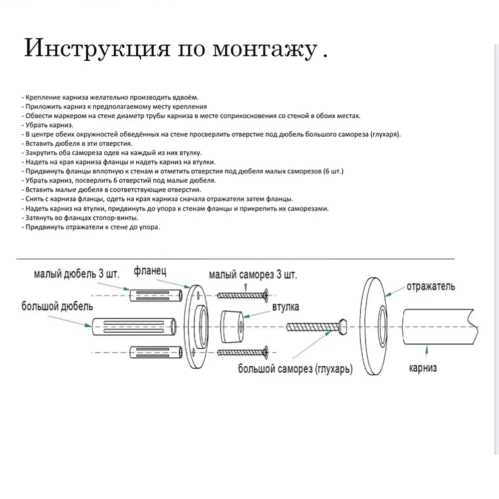 Карниз для ванной Go Go Г-образный 170x70 см нержавеющая сталь цвет хром STLM-2057314 - Вид №6