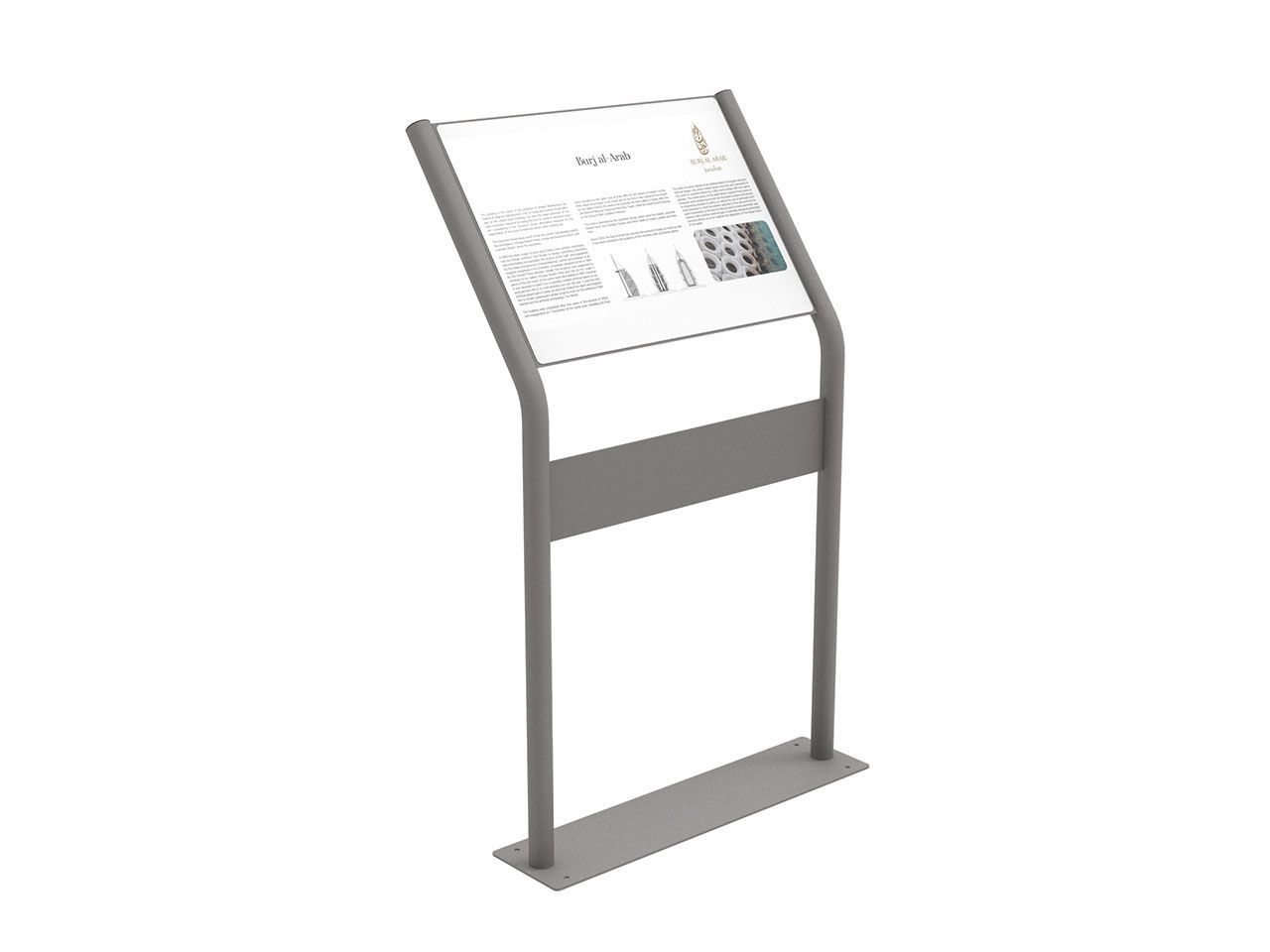 Оцинкованная сталь общественное пространство пюпитр Lazzari FERRARA ARCH-00132169 - Вид №4