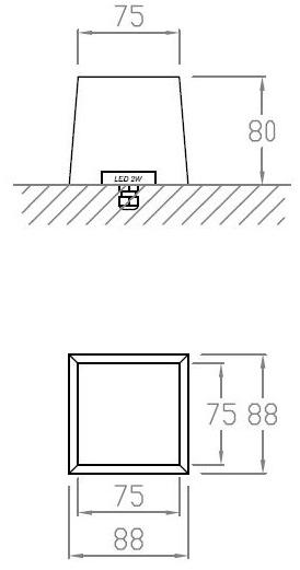 ENGI Светодиодная лестница из поликарбоната для улицы  Ensp011  - Вид №3