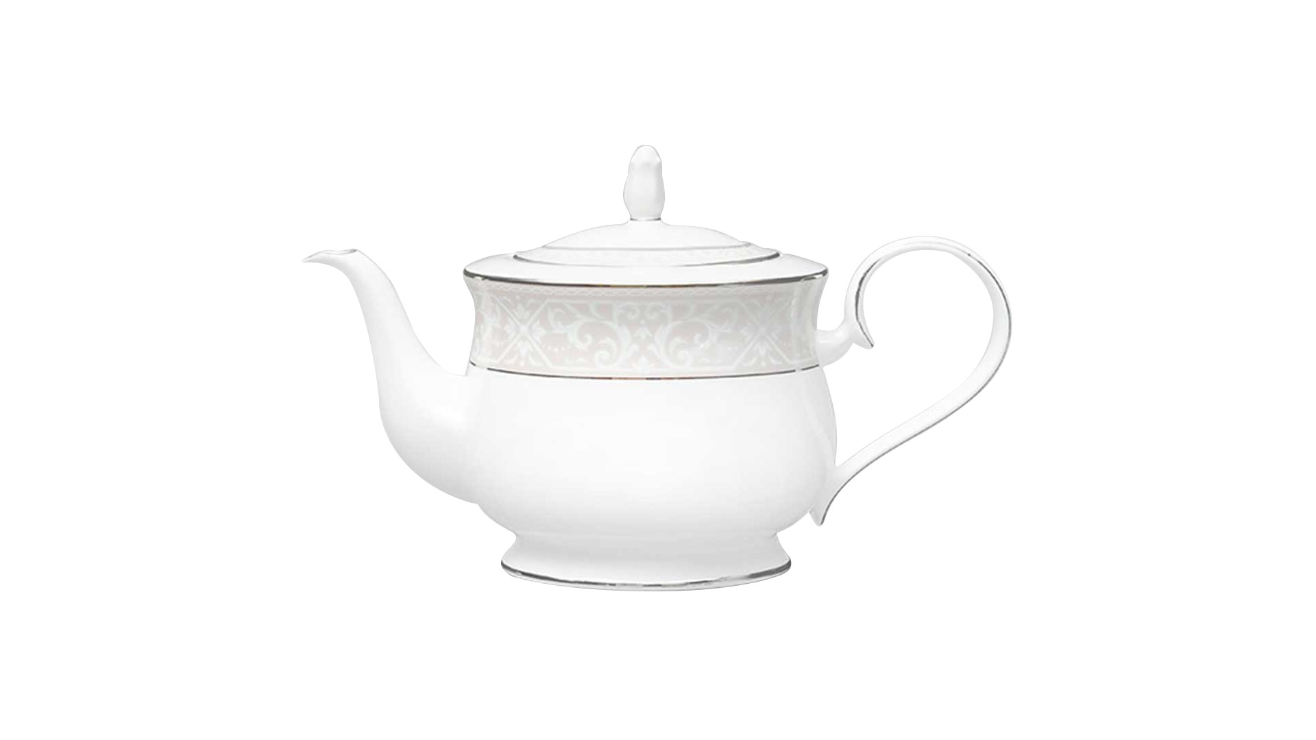 10655248 Noritake Сервиз чайный Noritake "Монтвейл, платиновый кант" на 4 персоны 15 предметов Фарфор костяной  - Вид №6