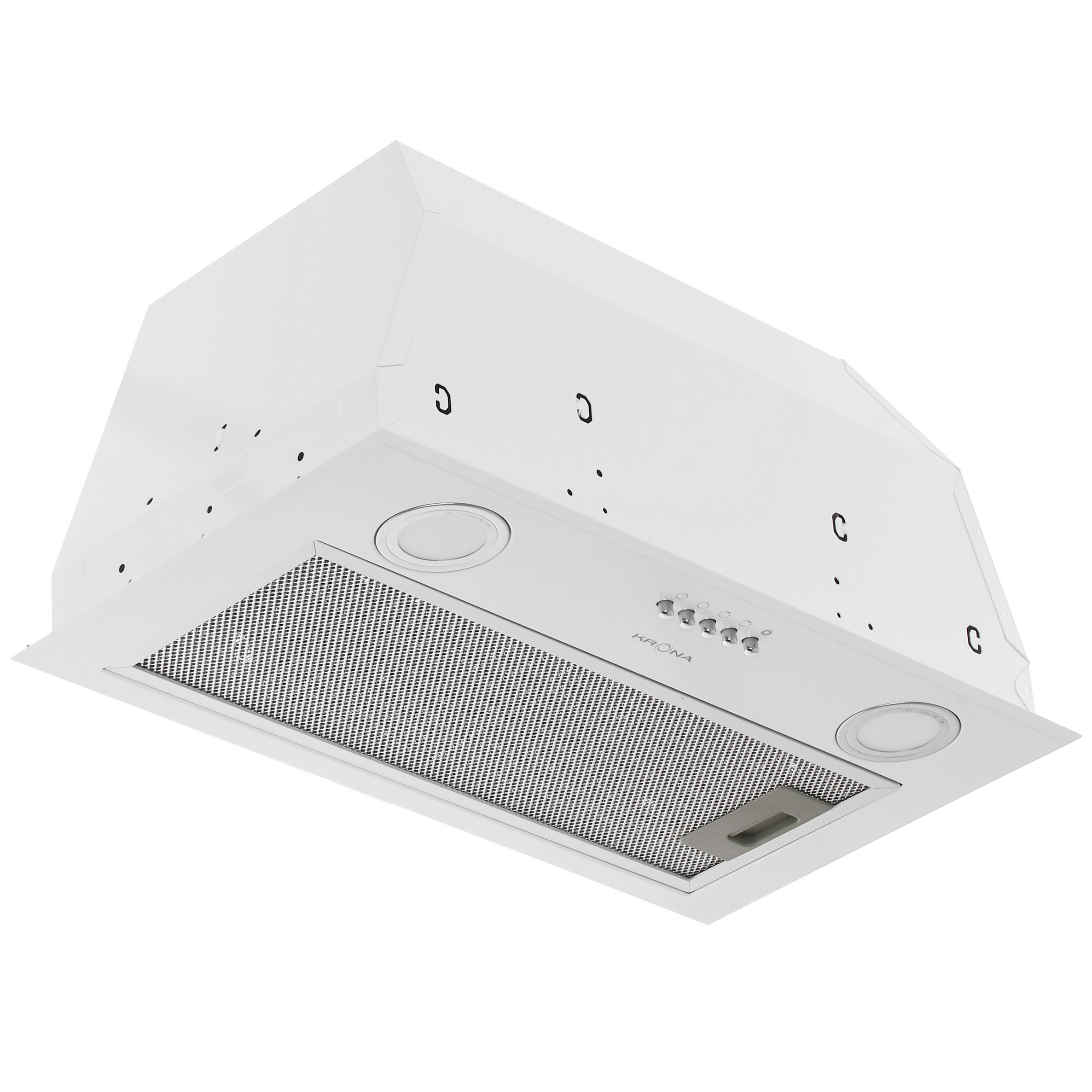 8105464 Вытяжка полновстраиваемая KRONA AMELI 600 white PB белый STDN-0051549