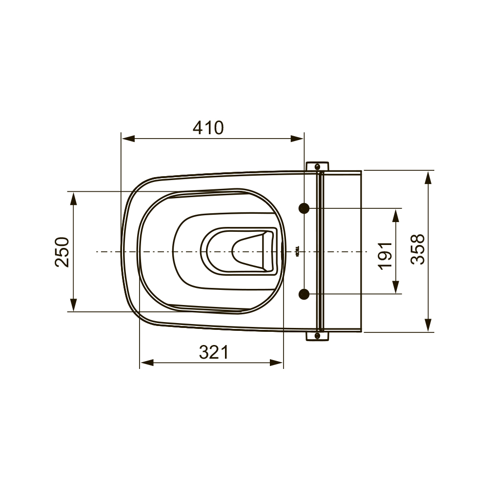 9400405.WC2 Комплекты из инсталляций, панелей смыва и унитазов one Tece  - Вид №8