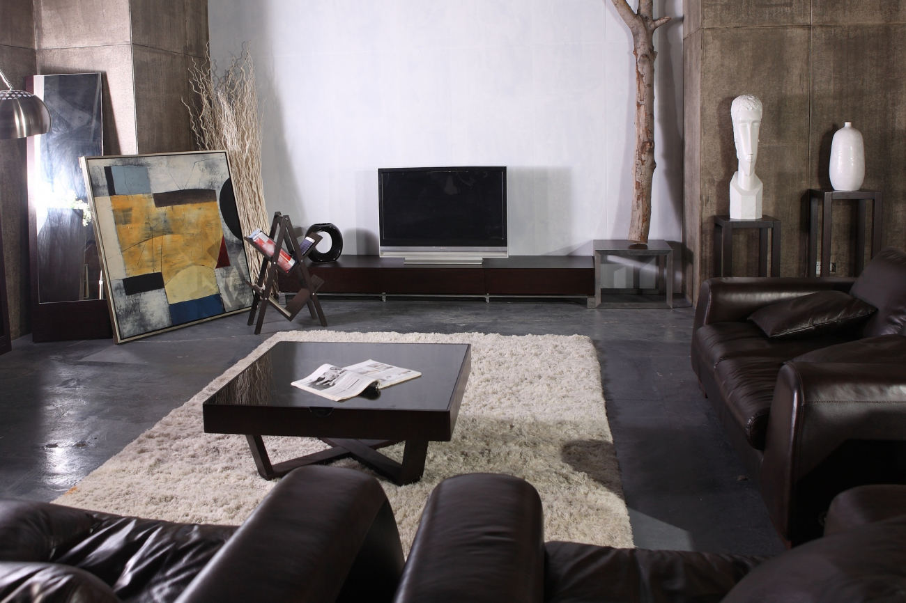 Журнальный столик квадратный коричневый 65 см Lago Maggiore PUSHA PUSHA 062886 Коричневый  - Вид №4