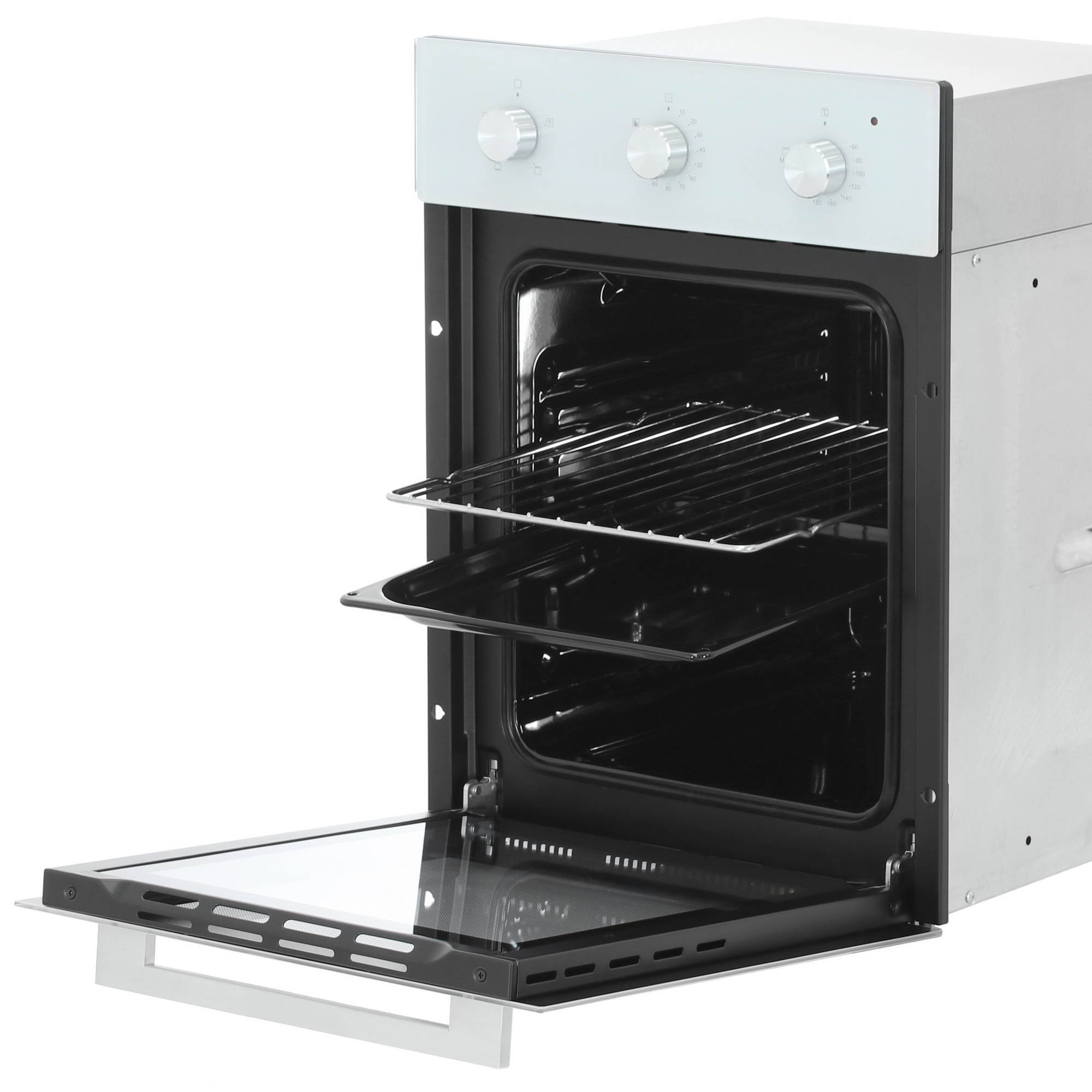 9163547 Электрический духовой шкаф KRONA LINDE 45 WH белый KRONA1 STDN-0030807 - Вид №6